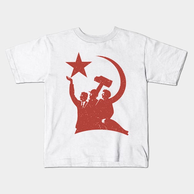 Vintage Soviet WW2 Propaganda Kids T-Shirt by Distant War